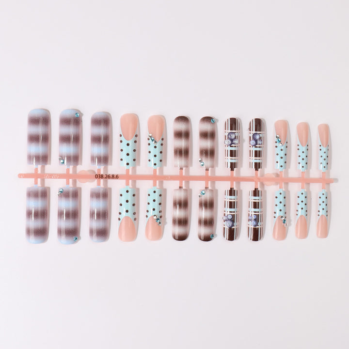 Decorative Press-On Nail Tips Set Bowlift