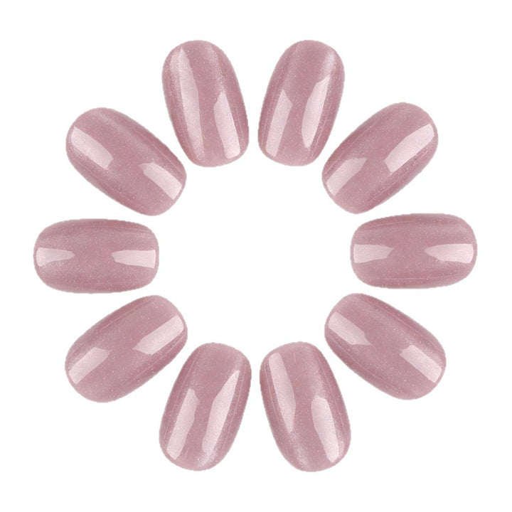 Decorative Heart Design Press-On Nails Bowlift