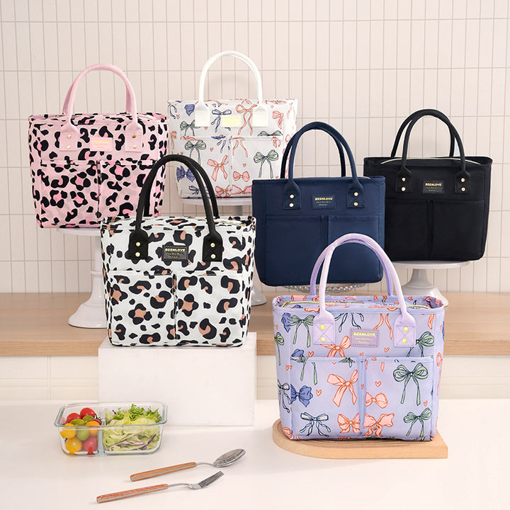 Multi-Pocket Insulated Lunch Tote Bowlift