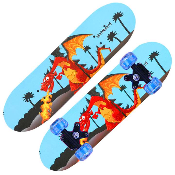Shark-Themed Mini Skateboard Bowlift