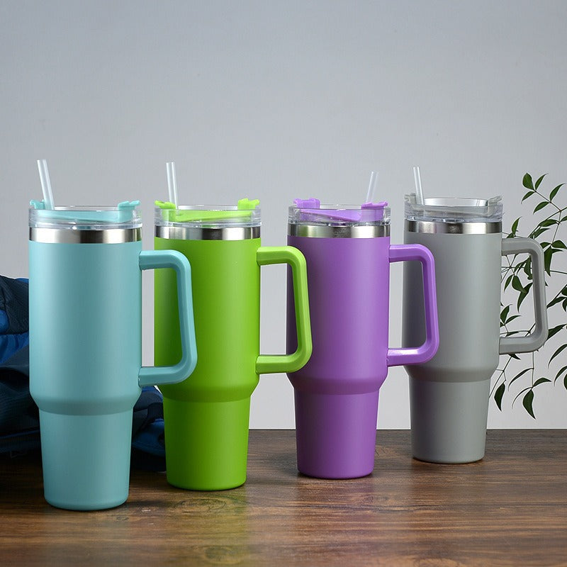 Women’s thermos mug with ergonomic handle Bowlift