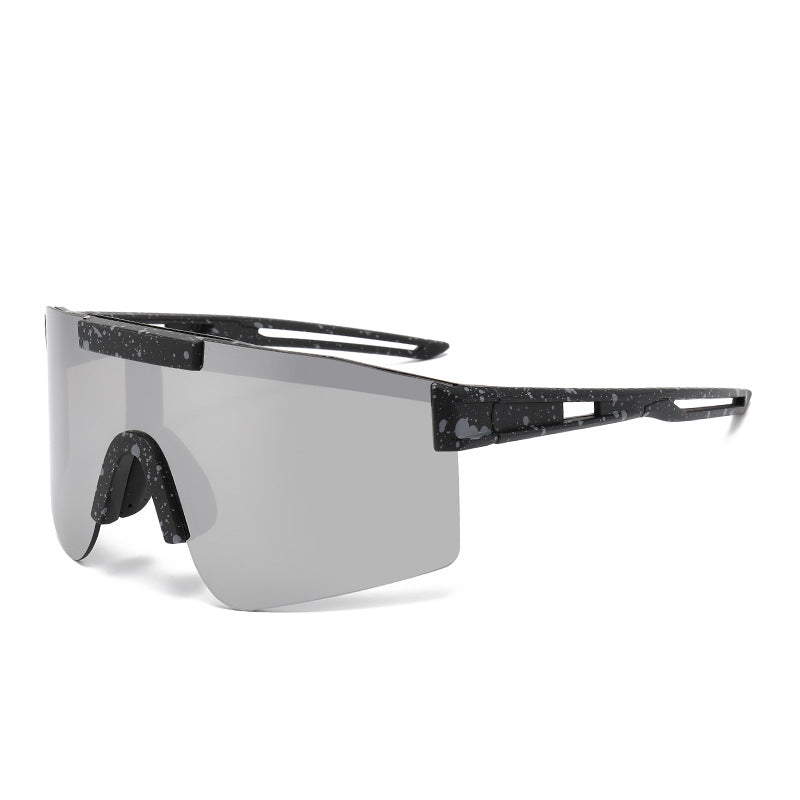 Unisex Sporty Oversized Shield Sunglasses Bowlift