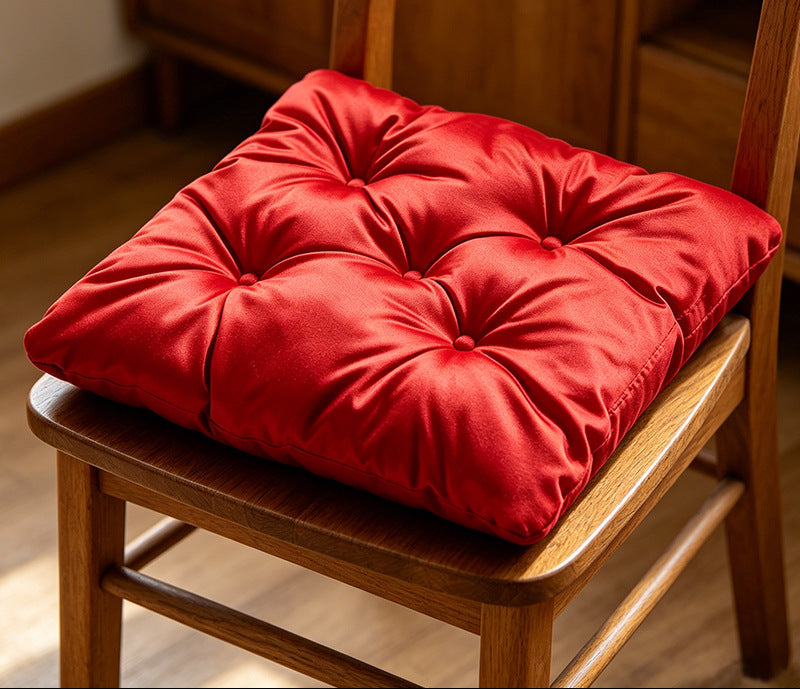 Plush Tufted Chair Cushion Bowlift