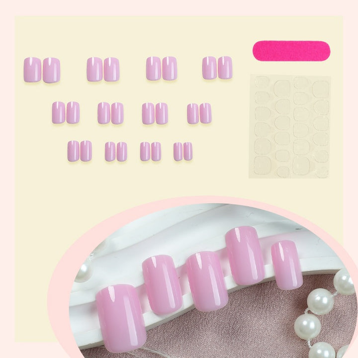 Artificial nail set with luxurious, pre-made nails Bowlift