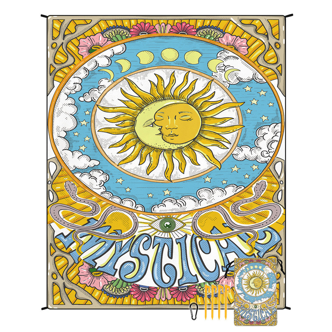 Geometric Print Tapestry Bowlift