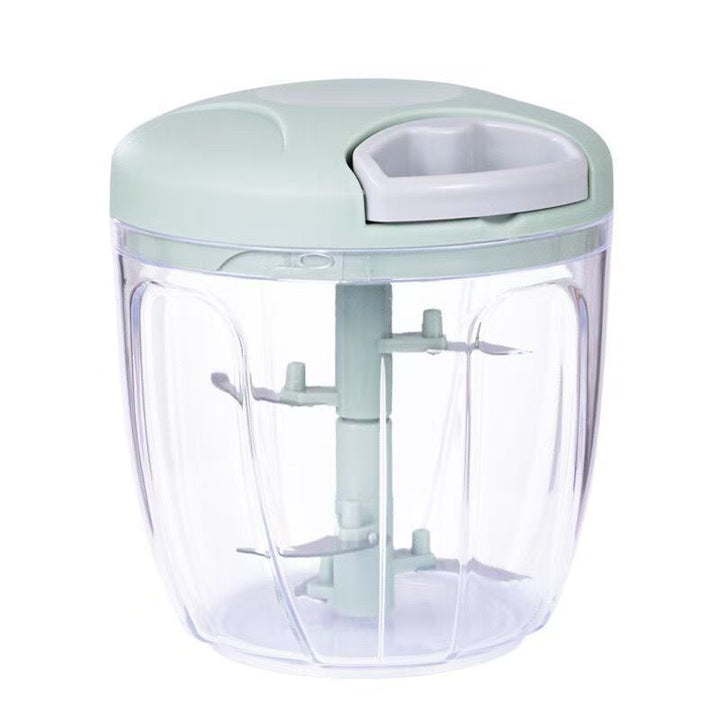 Hand-Pull Multi-Blade Manual Food Chopper with Removable Bowl Bowlift