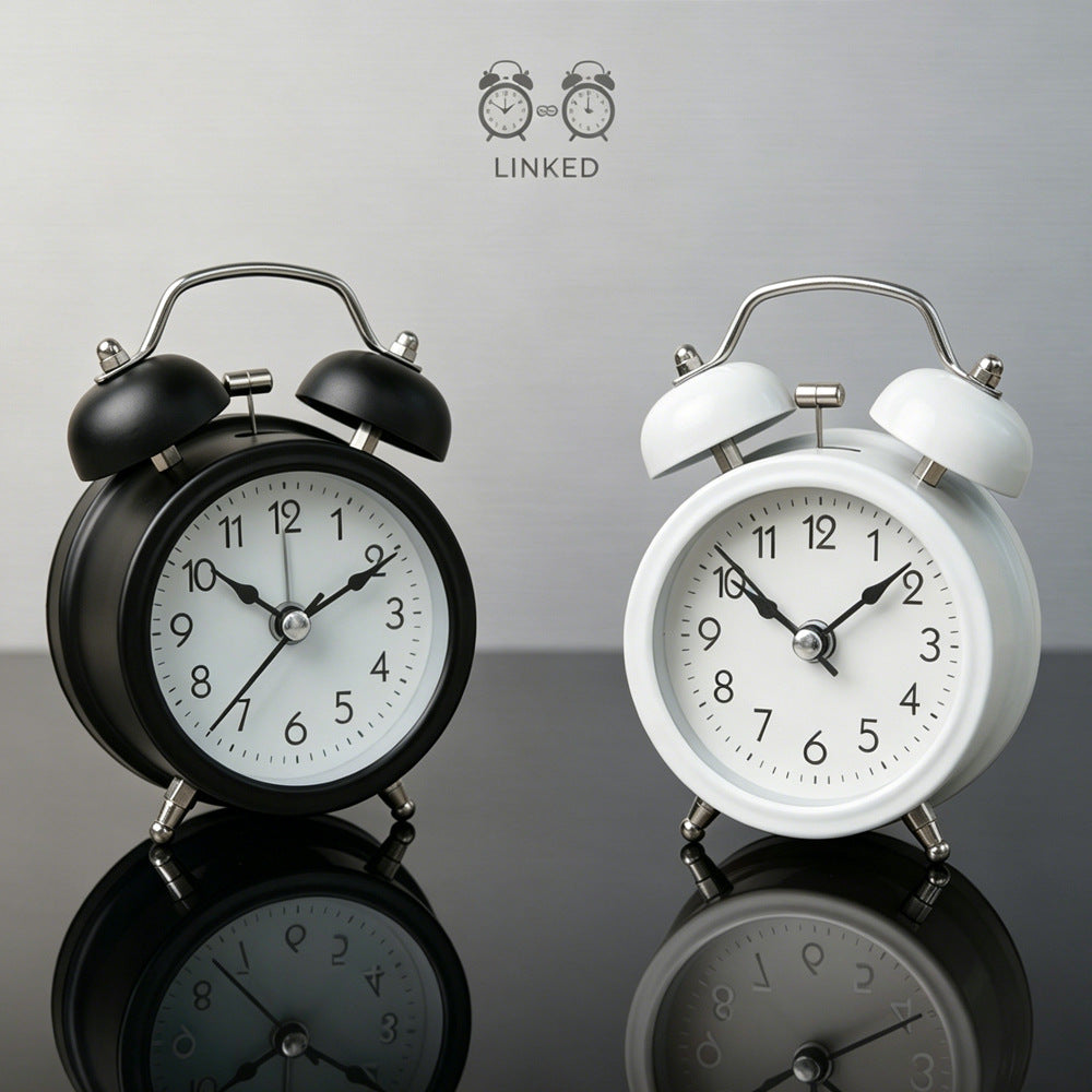 Classic Alarm Clock in Retro Style Bowlift
