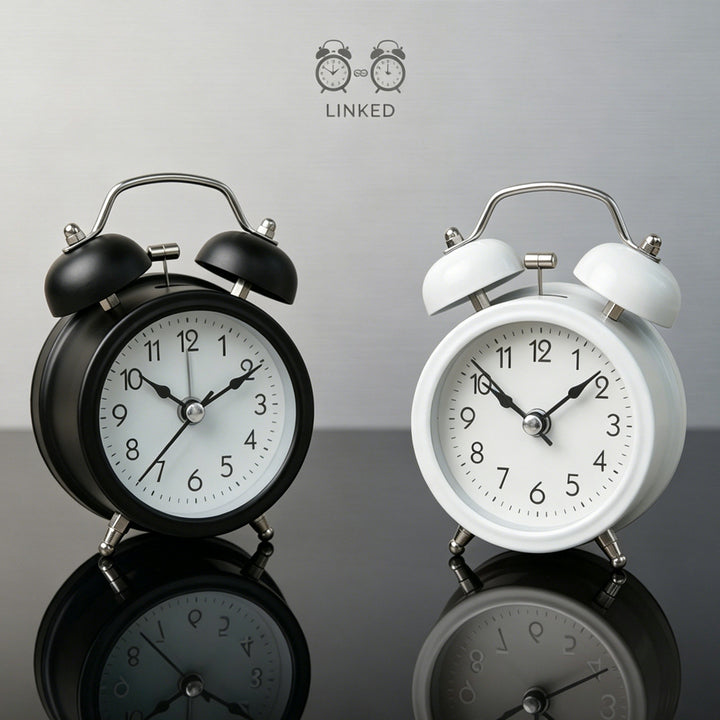 Classic Alarm Clock in Retro Style Bowlift