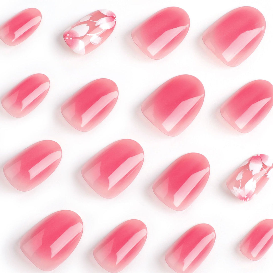 Artful Premium Nail Art with Floral Accents Bowlift