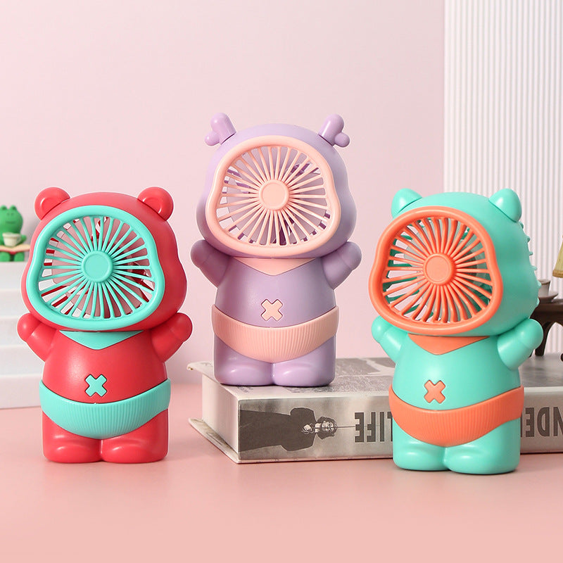 Women portable mini fan in bear design Bowlift