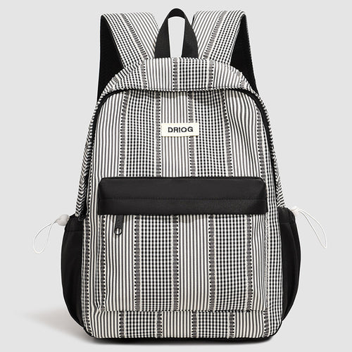 Geometric Patterned School Backpack