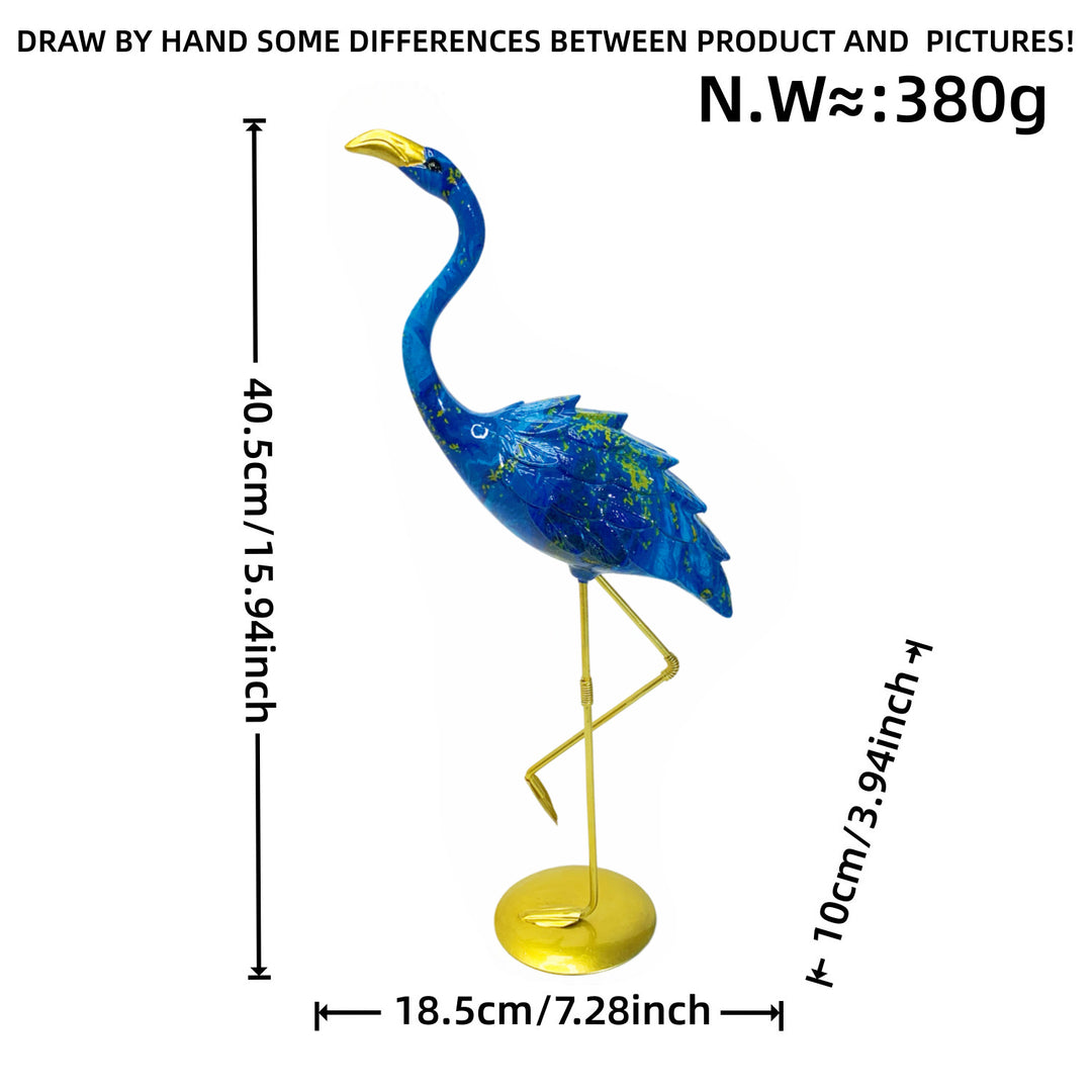 Decorative Flamingo Sculpture Bowlift