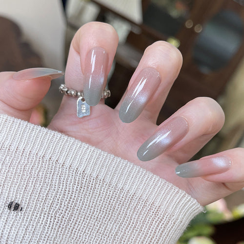 Ombre Long Stiletto Press-On Nails Bowlift