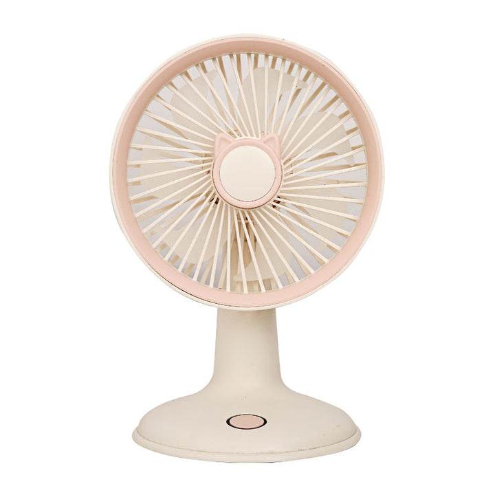 Women's Portable Mini Fan with Creative Cat Ears Bowlift