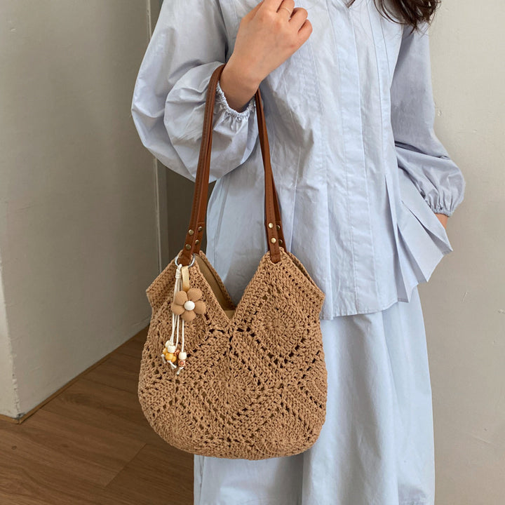 Handcrafted Macrame Shopper Bag Bowlift