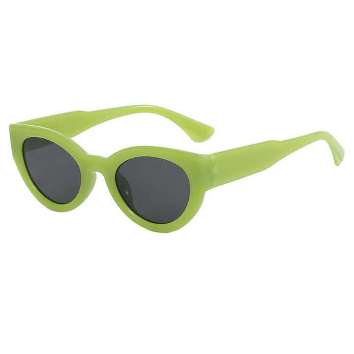 Ladies fashionable square sunglasses with mirrored lenses Bowlift