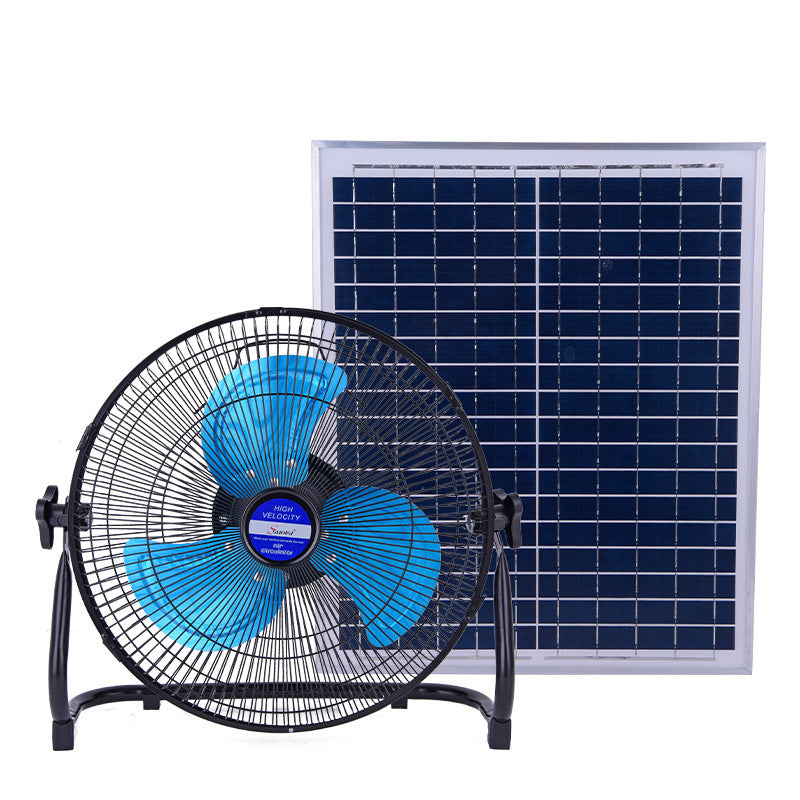 Women's Portable Solar Floor Fan with Silent Operation Bowlift