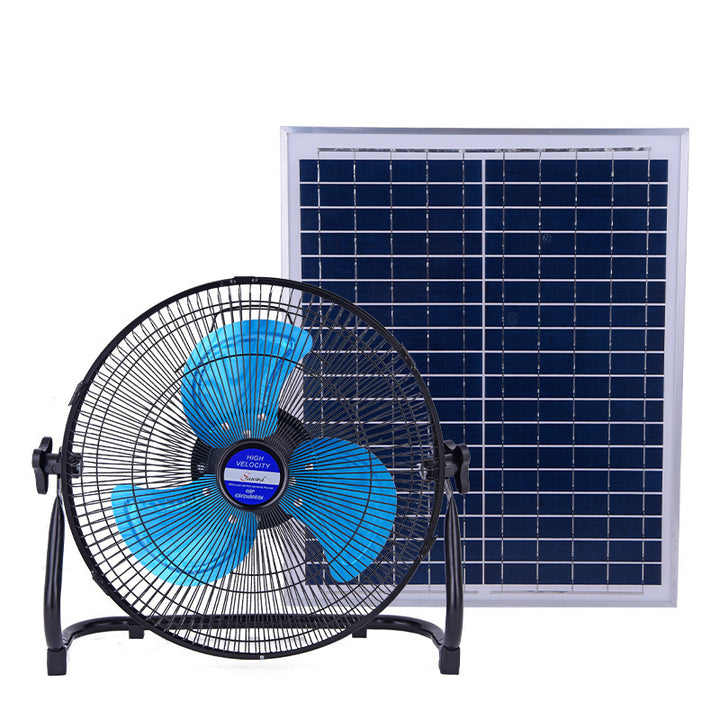 Women's Portable Solar Floor Fan with Silent Operation Bowlift
