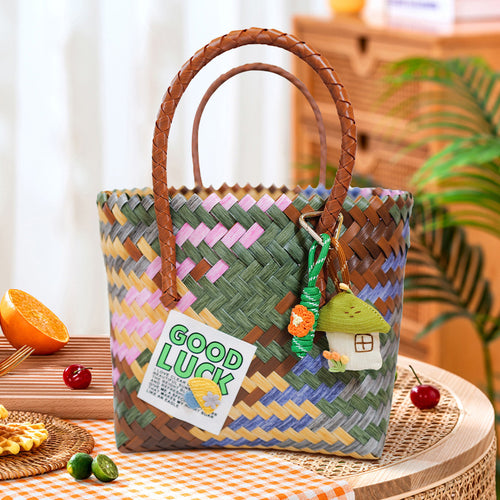 Handmade basket bag Bowlift