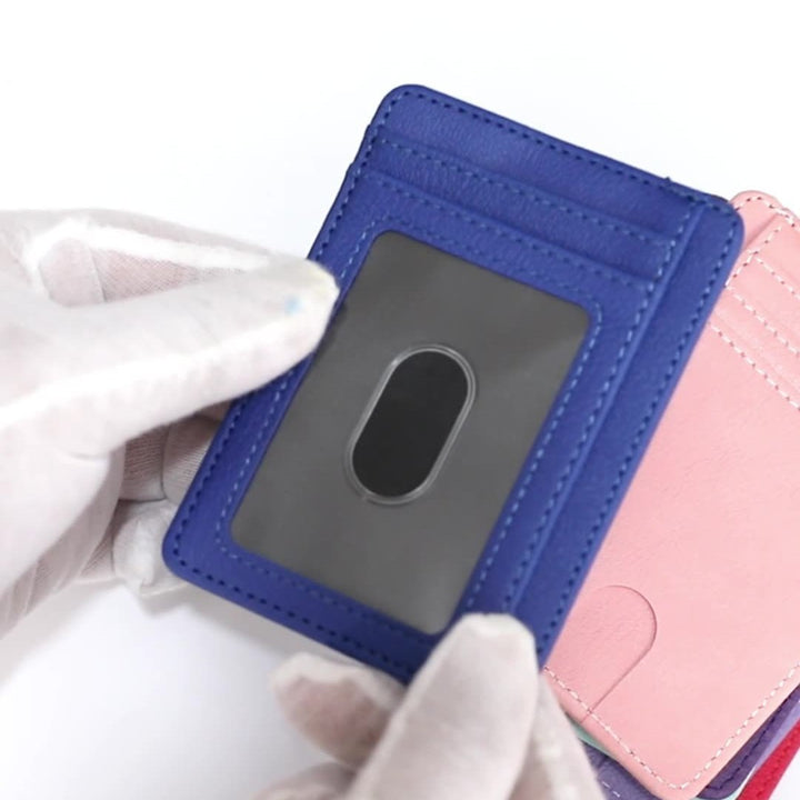 Slim Leather Card Holder Bowlift