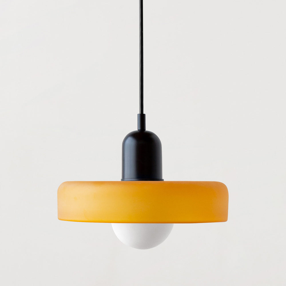 BowLift | Bauhaus Pendant Light made of Colored Glass