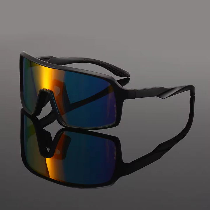 Ladies fashionable sunglasses in a futuristic design with large lenses Bowlift