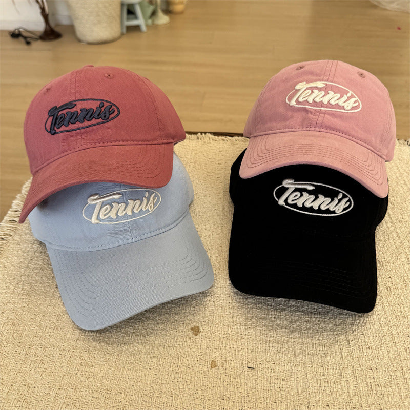 Men's Sports Cap with Tennis Graphic Bowlift