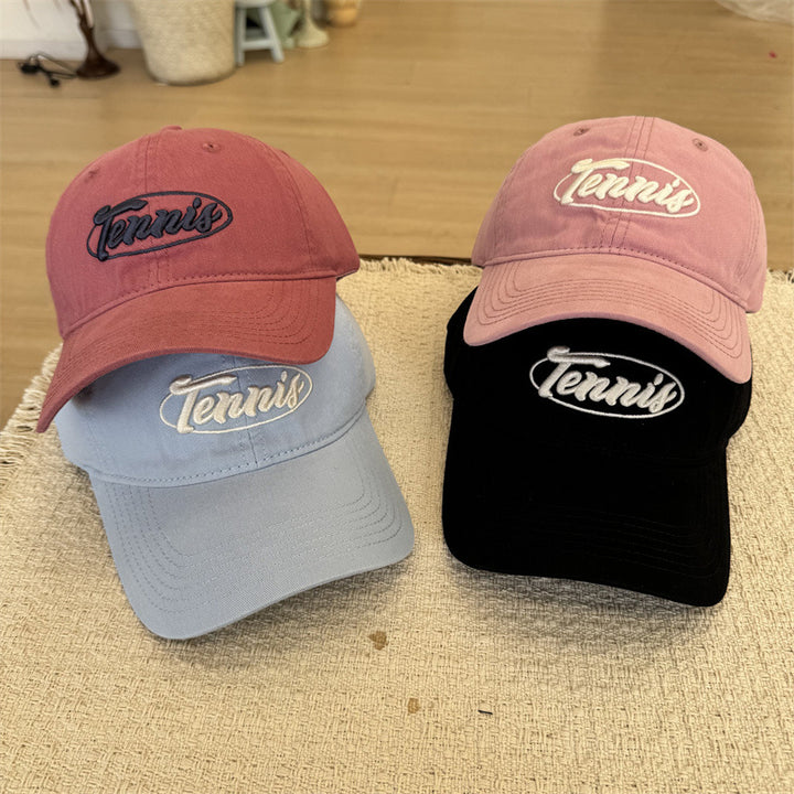 Men's Sports Cap with Tennis Graphic Bowlift