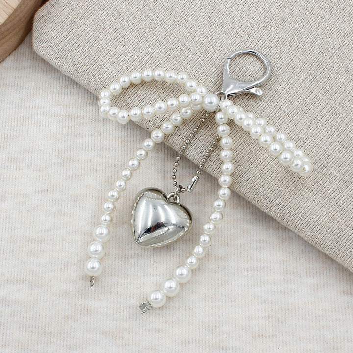 Elegant Pearl Bow Keychain Bowlift
