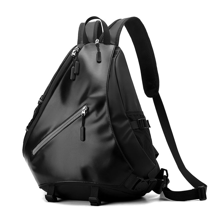 Unique Triangular Design Sling Backpack Bowlift