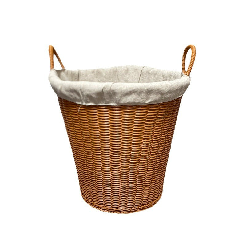 Woven Storage Basket with Cotton Lining Bowlift