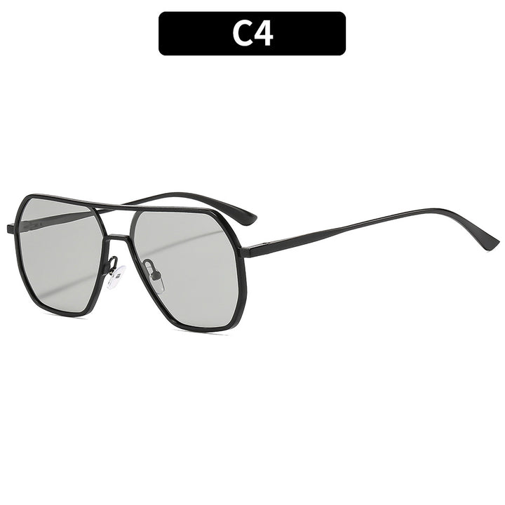 Fashionable Geometric Shield Sunglasses