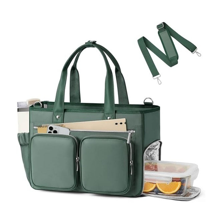 Multifunctional Tote Bag with Insulated Compartment System Bowlift