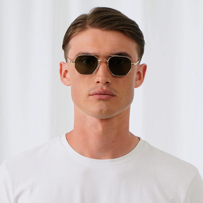 Men's Stylish Octagonal Sunglasses Bowlift