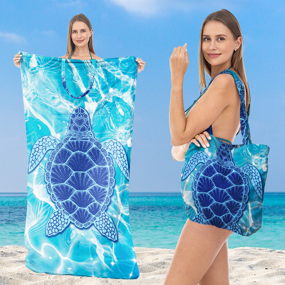 Tote bag in stylish lotus design Bowlift