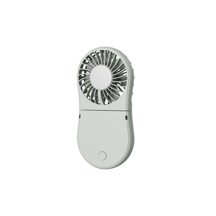 Unisex Portable Rechargeable Handheld Fan with Mirror Bowlift