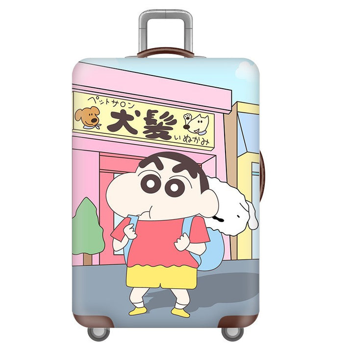 Unisex Hard Shell Suitcase with Fun Cartoon Design Bowlift