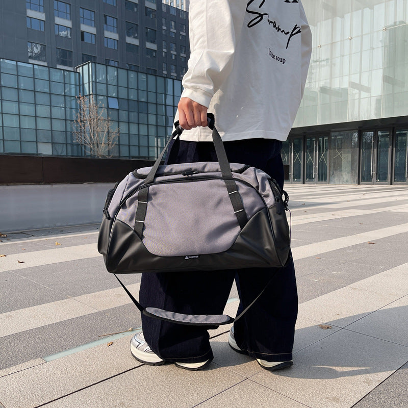 Sporty Weekend Duffel Bag with Multifunctional Compartments Bowlift
