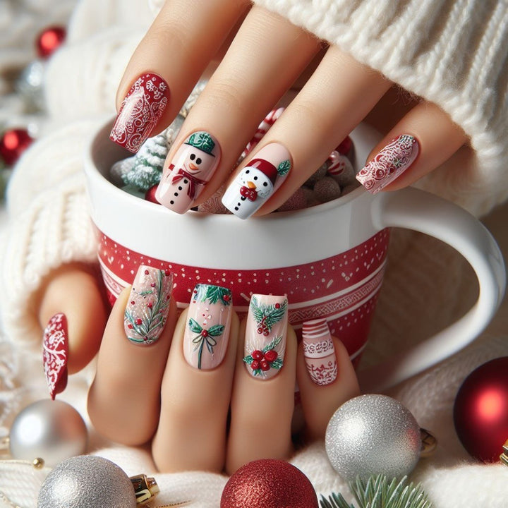 Creative Christmas Nail Design Set Bowlift