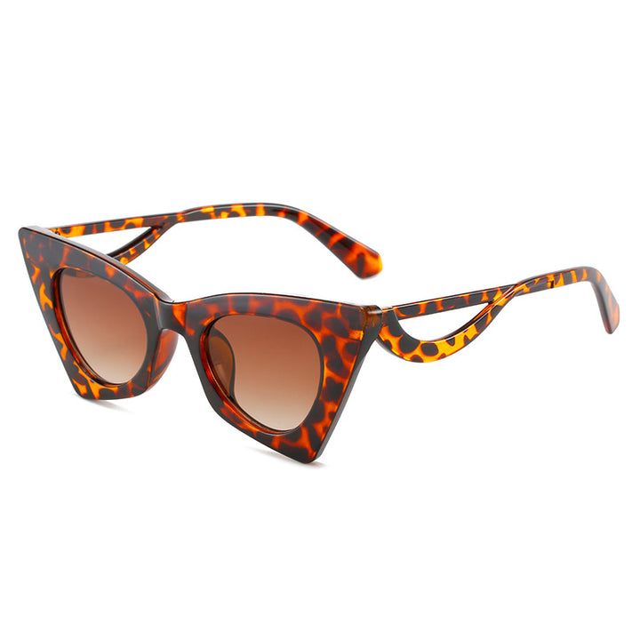 Women's Cat-Eye Sunglasses with Elegant Design Elements Bowlift
