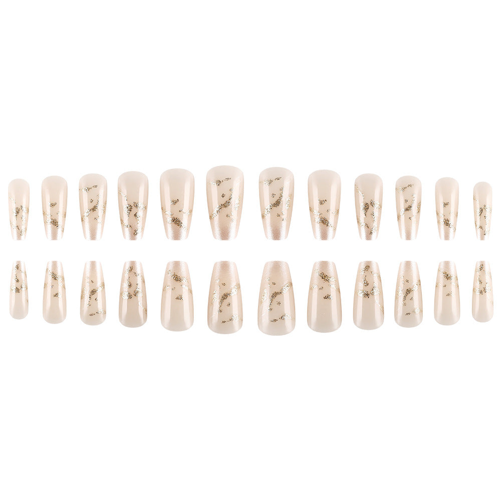 Glittery Elegance Press-On Nail Set Bowlift