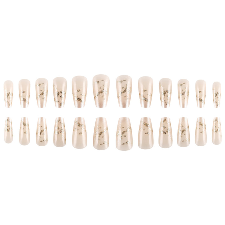 Glittery Elegance Press-On Nail Set Bowlift