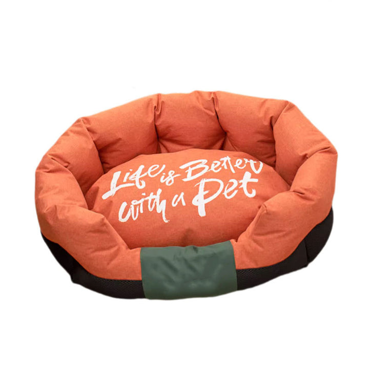 Cozy Deep Sleep  Cushion  Dog Bed