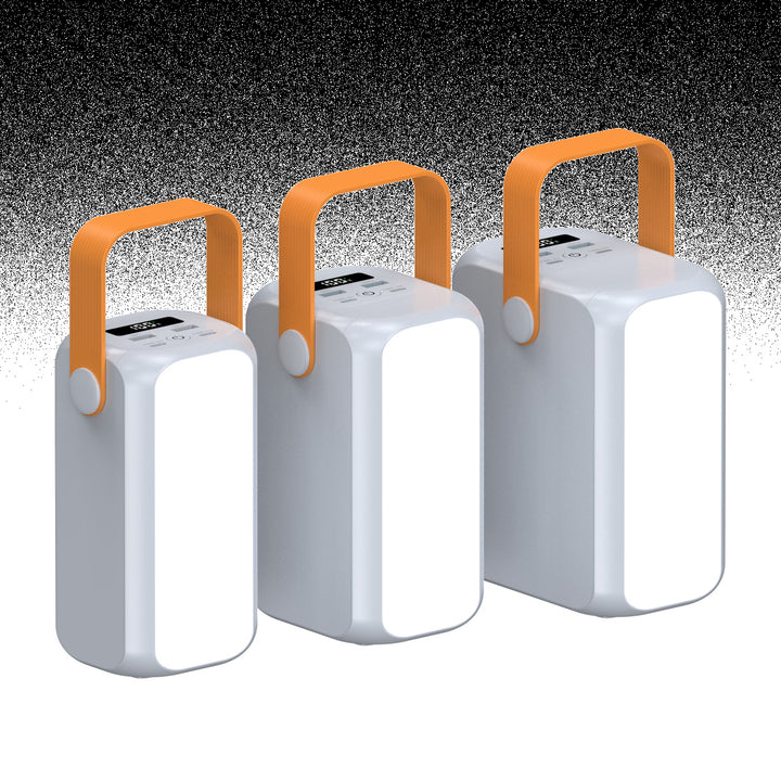Portable power bank with multifunctional charging port and integrated carrying handle Bowlift