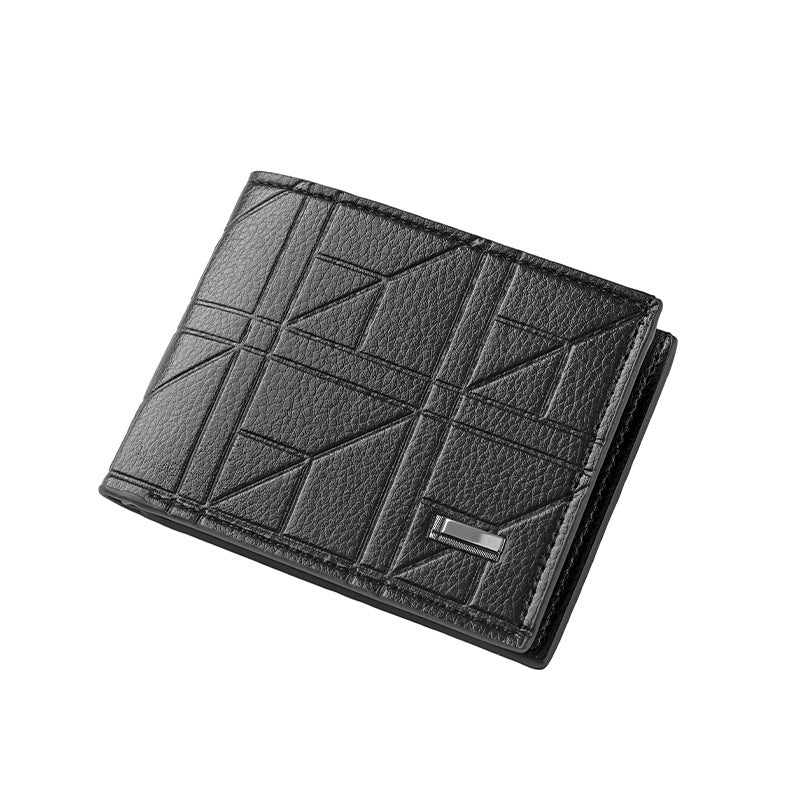 Textured Leather Passport Holder Bowlift