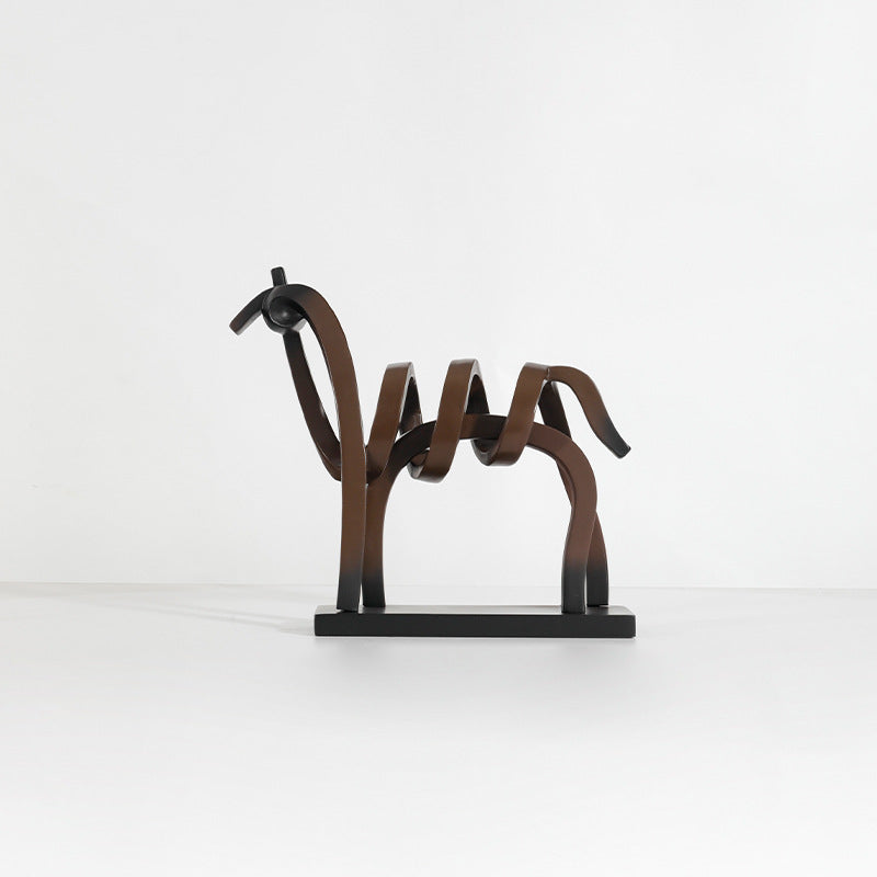 Artistic Sculptural Horse Figurine
