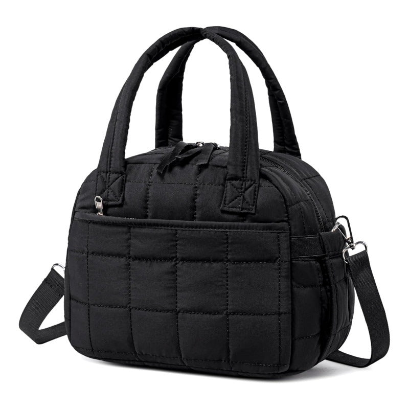 Padded tote bag with removable shoulder strap Bowlift
