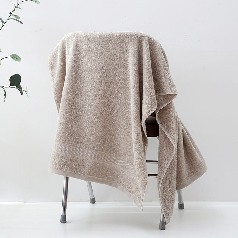 Luxurious Terry Bath Towel With Stylish Border Bowlift