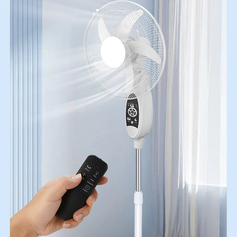 Women's Solar-Powered Stand Fan Bowlift
