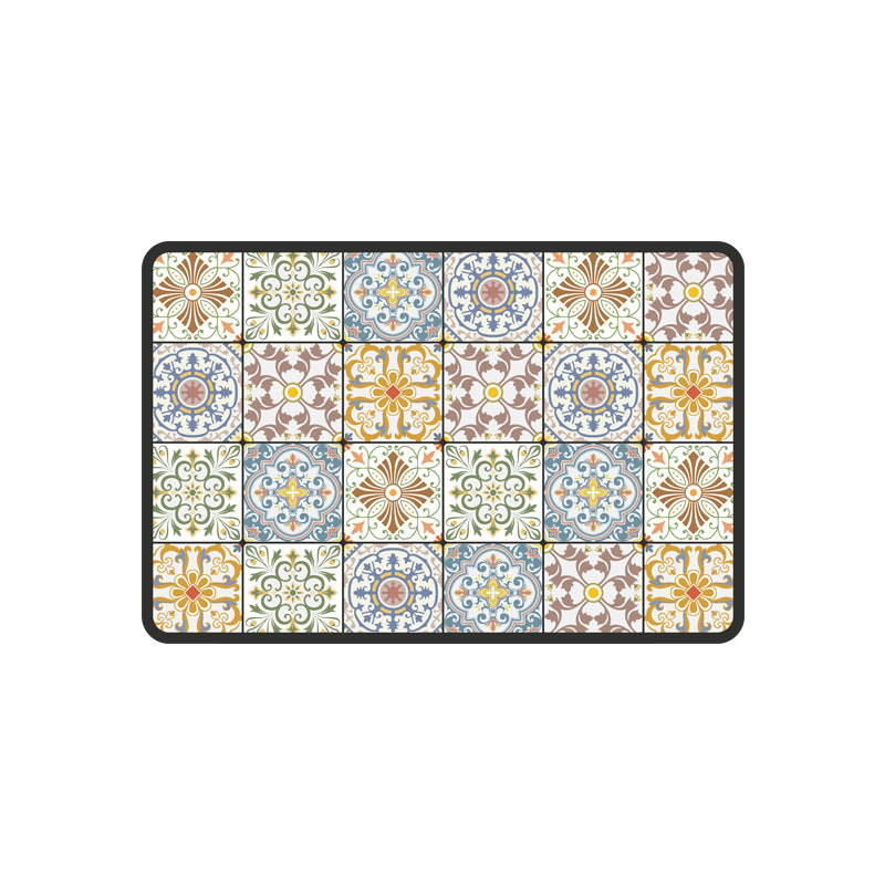 Decorative Absorbent Kitchen Sink Dish Drying Mat Bowlift